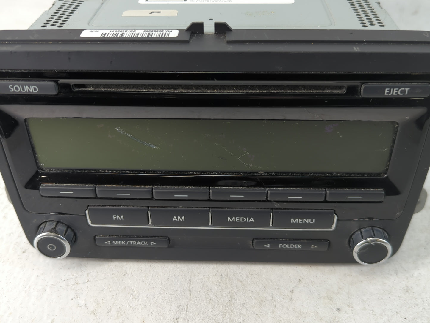 2013-2016 Volkswagen Beetle Radio AM FM Cd Player Receiver Replacement P/N:1K0 035 164 D Fits Fits 2013 2014 2015 2016 2017 