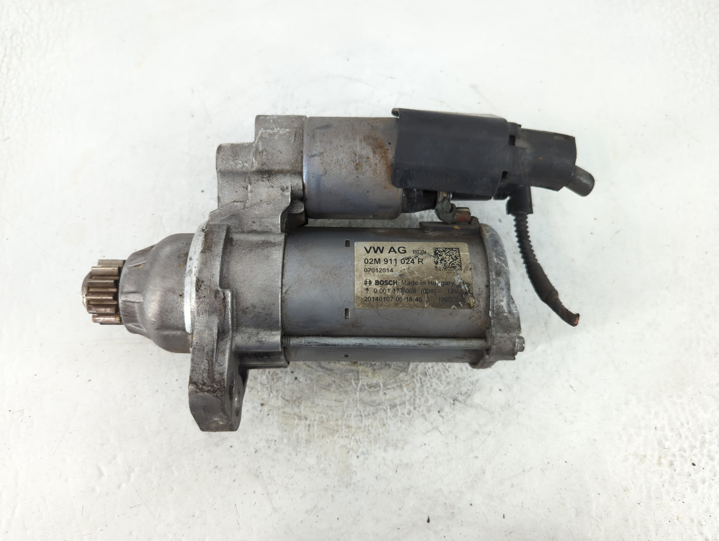 2014-2017 Volkswagen Beetle Car Starter Motor Solenoid OEM P/N:07012014 02M 911 024 R Fits OEM Used Auto Parts - Oemusedauto