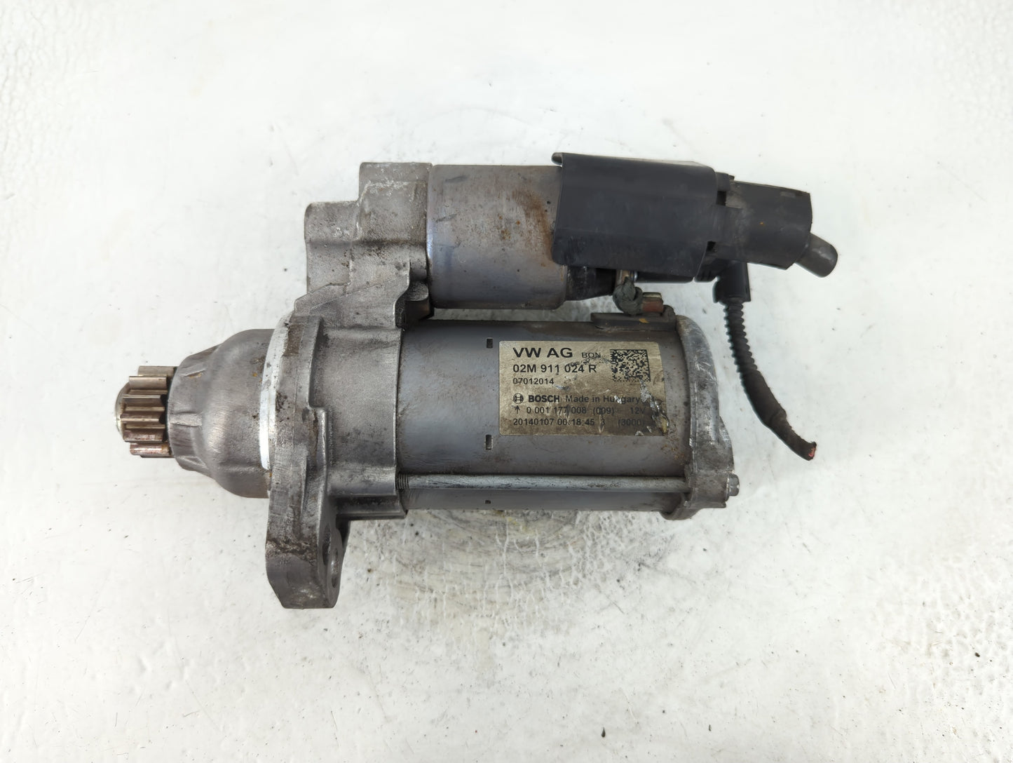 2014-2017 Volkswagen Beetle Car Starter Motor Solenoid OEM P/N:07012014 02M 911 024 R Fits OEM Used Auto Parts - Oemusedauto