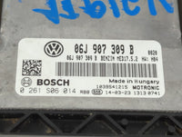 2014 Volkswagen Cc PCM Engine Control Computer ECU ECM PCU OEM P/N:06J 907 309 B Fits OEM Used Auto Parts - Oemusedautoparts