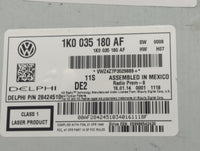 2009-2013 Volkswagen Cc Radio AM FM Cd Player Receiver Replacement P/N:1K0 035 180 AF Fits OEM Used Auto Parts - Oemusedauto
