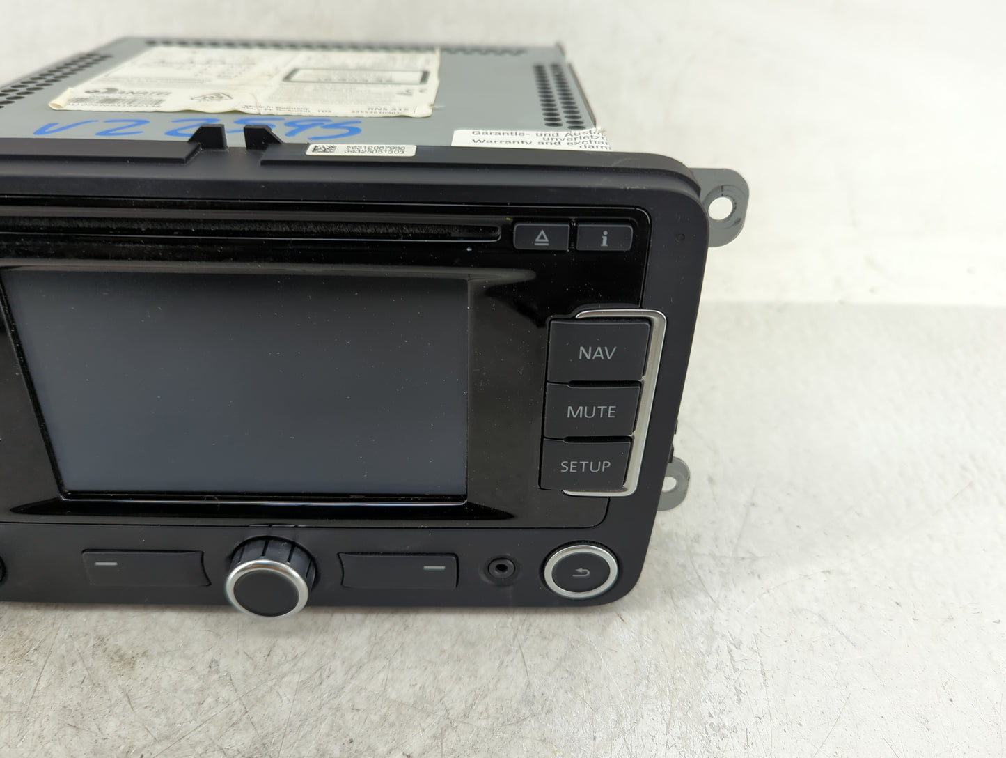 2012-2017 Volkswagen Cc Radio AM FM Cd Player Receiver Replacement P/N:1K0035274D Fits Fits 2012 2013 2014 2015 2016 2017 OE