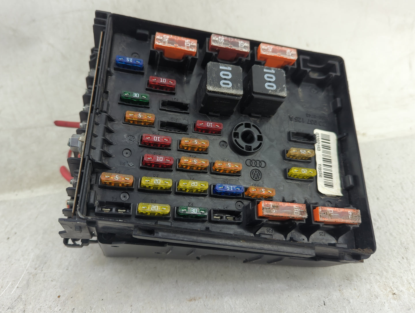 2013-2017 Volkswagen Cc Fusebox Fuse Box Panel Relay Module P/N:3C0 937 125 A Fits OEM Used Auto Parts - Oemusedautoparts1.c