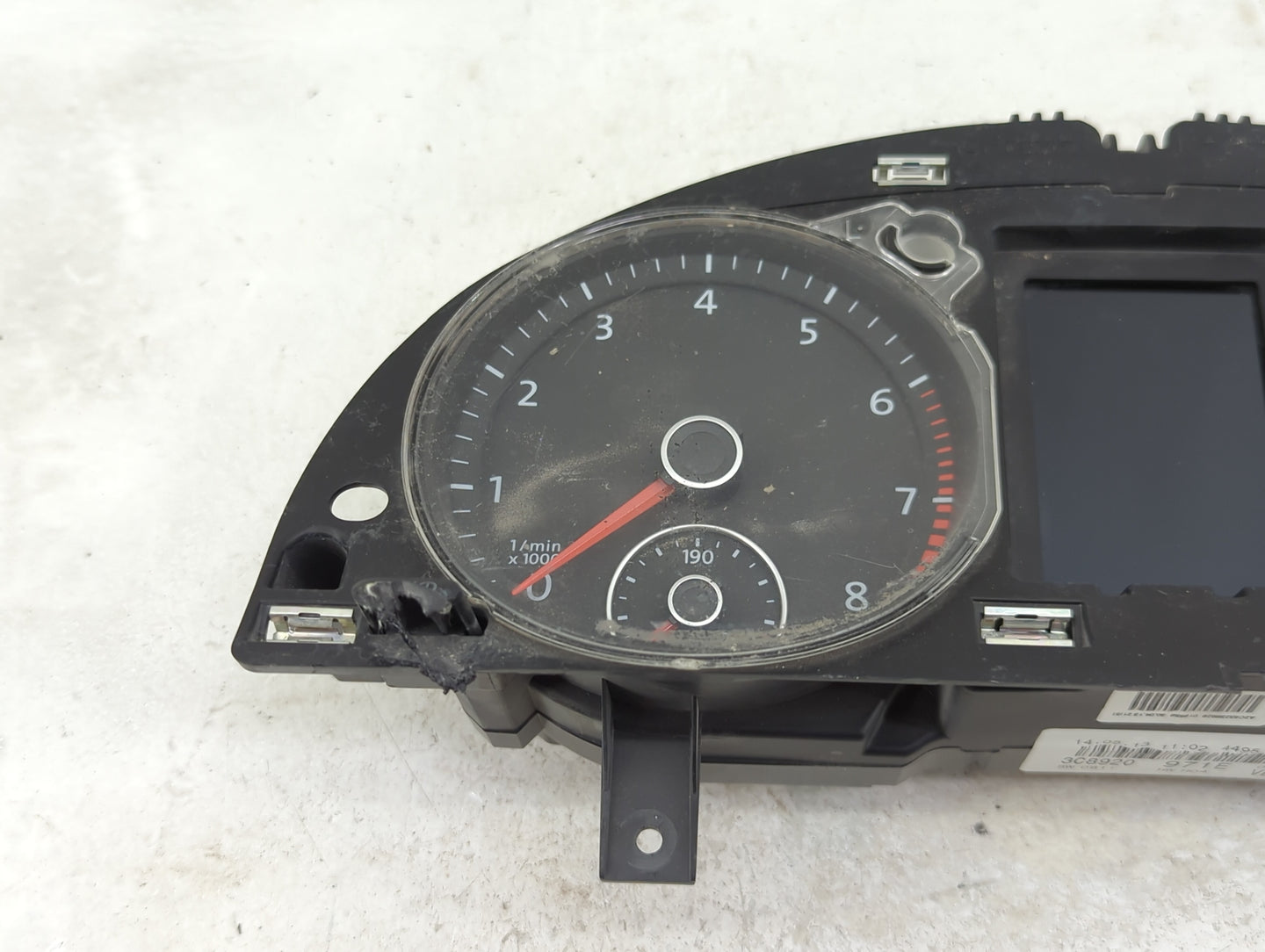 2014 Volkswagen Cc Instrument Cluster Speedometer Gauges P/N:3C8920971E A2C53238928 Miles: Fits OEM Used Auto Parts - Oemuse