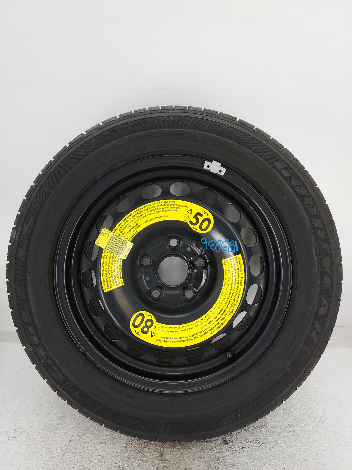 2009-2017 Volkswagen Cc Spare Donut Tire Wheel Rim Oem 1461426 - Oemusedautoparts1.com