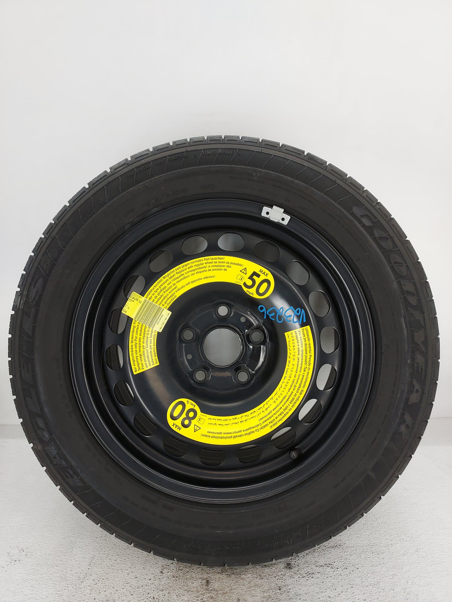 2009-2017 Volkswagen Cc Spare Donut Tire Wheel Rim Oem 1461426 - Oemusedautoparts1.com