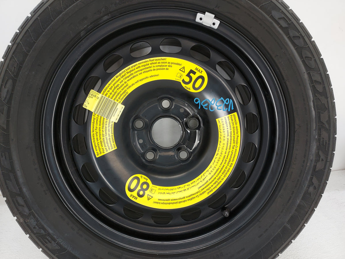 2009-2017 Volkswagen Cc Spare Donut Tire Wheel Rim Oem 1461426 - Oemusedautoparts1.com