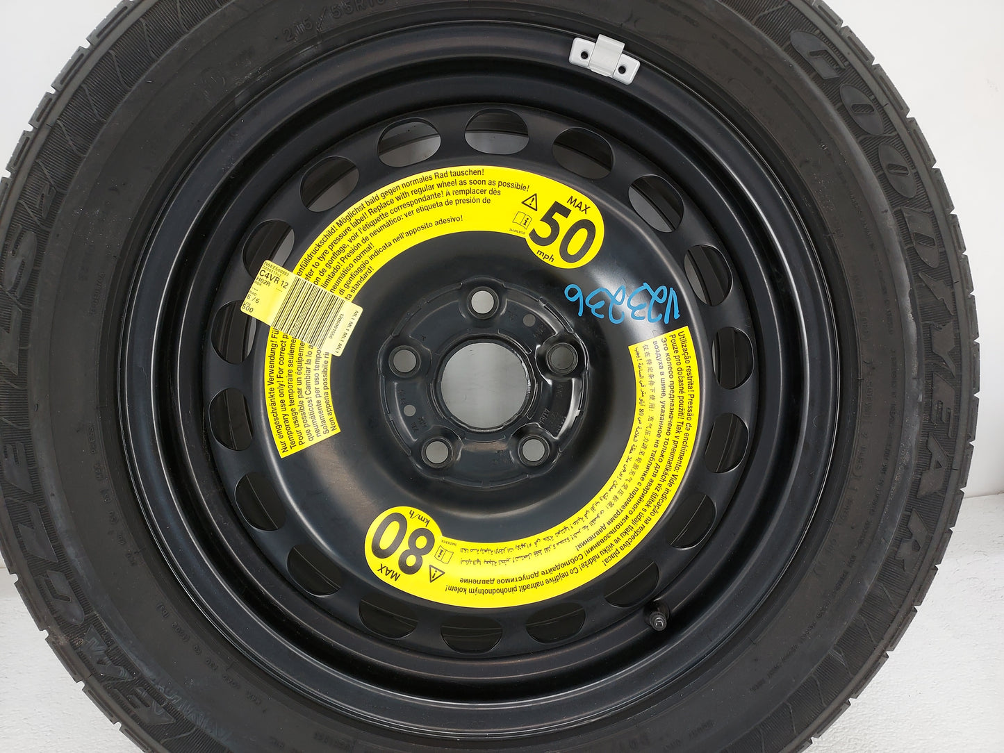 2009-2017 Volkswagen Cc Spare Donut Tire Wheel Rim Oem 1461426 - Oemusedautoparts1.com
