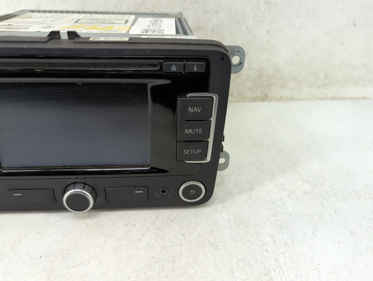 2014 Volkswagen Cc Radio AM FM Cd Player Receiver Replacement P/N:1K0035274K VWRNS315NAR, VWZAZ2P0136382 Fits Fits 2015 2016