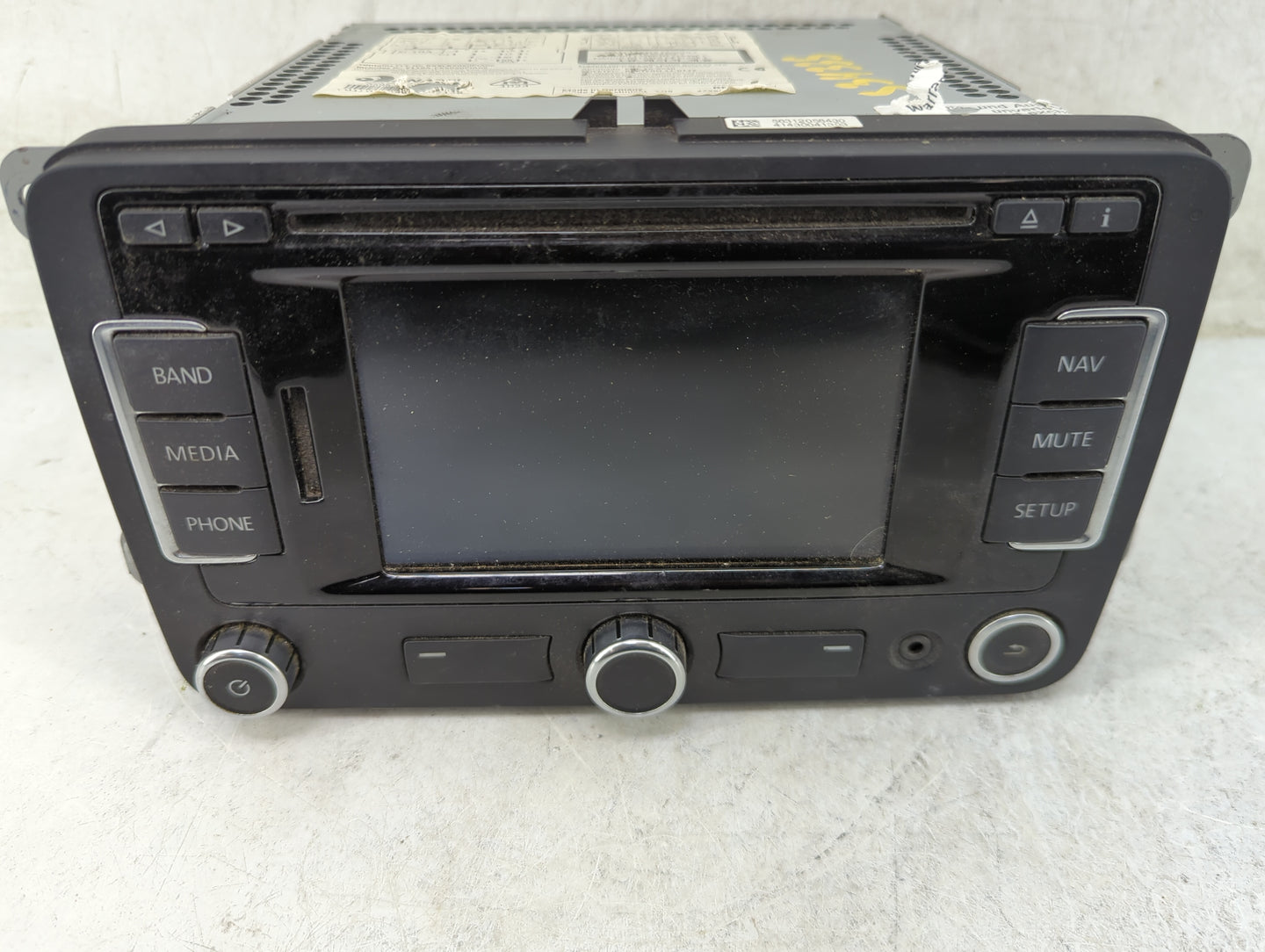 2012-2017 Volkswagen Cc Radio AM FM Cd Player Receiver Replacement P/N:1K0035274F VWZAZ2N0301840 Fits OEM Used Auto Parts - 