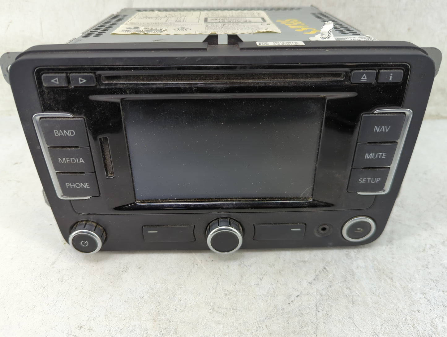 2012-2017 Volkswagen Cc Radio AM FM Cd Player Receiver Replacement P/N:1K0035274F VWZAZ2N0301840 Fits OEM Used Auto Parts - 