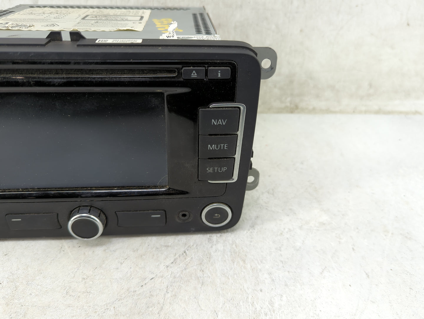 2012-2017 Volkswagen Cc Radio AM FM Cd Player Receiver Replacement P/N:1K0035274F VWZAZ2N0301840 Fits OEM Used Auto Parts - 