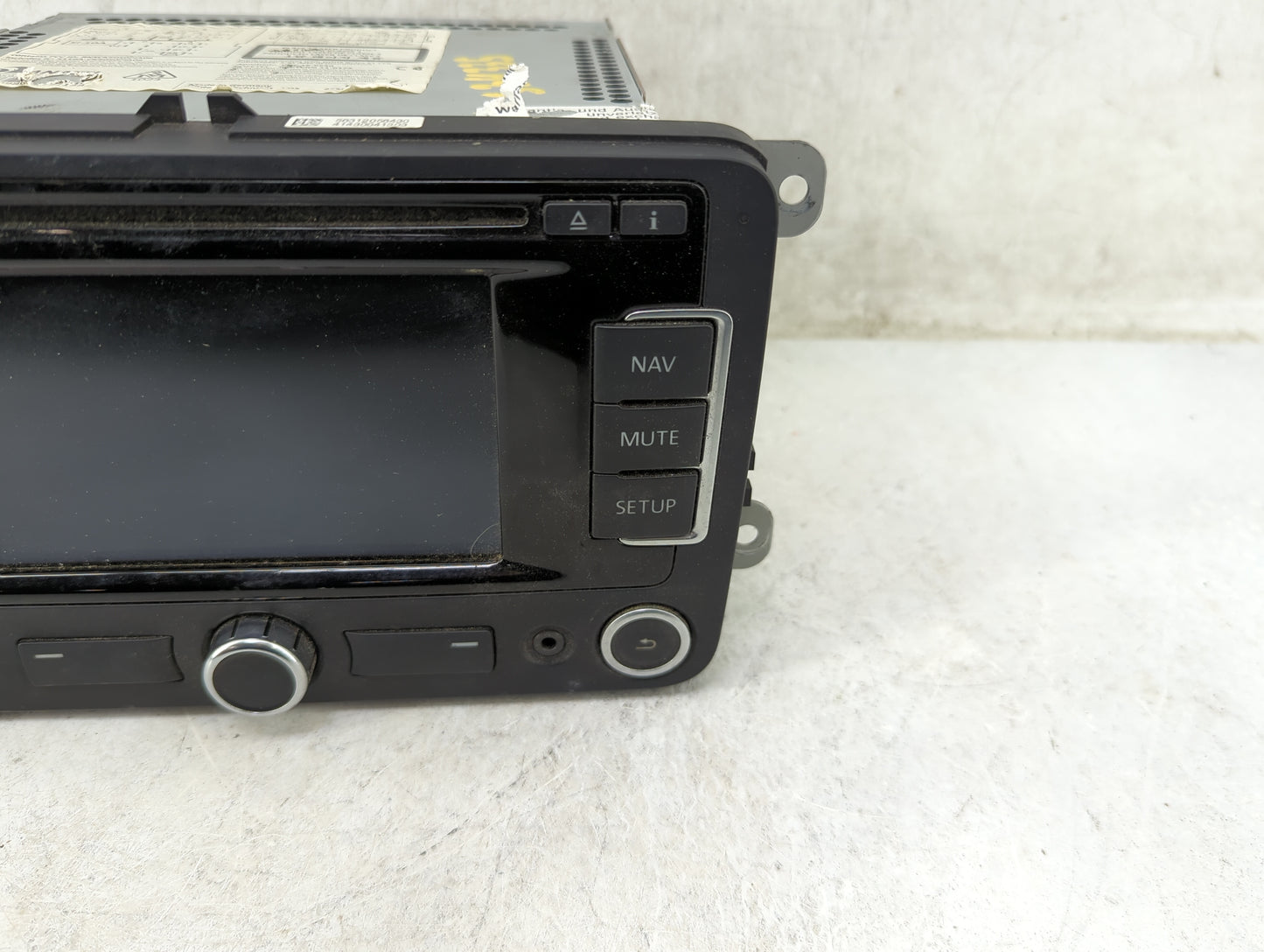 2012-2017 Volkswagen Cc Radio AM FM Cd Player Receiver Replacement P/N:1K0035274F VWZAZ2N0301840 Fits OEM Used Auto Parts - 