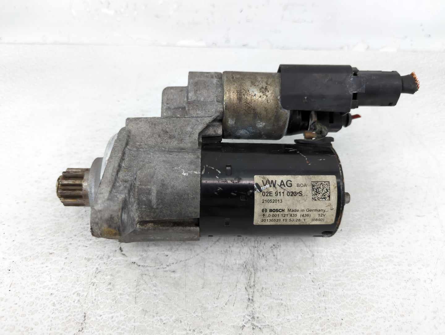 2009-2017 Volkswagen Cc Car Starter Motor Solenoid OEM P/N:02E 911 023 S Fits OEM Used Auto Parts - Oemusedautoparts1.com