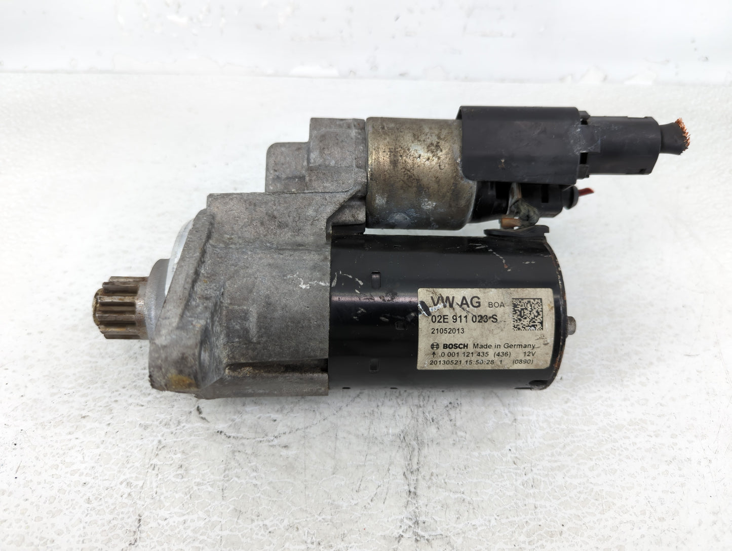 2009-2017 Volkswagen Cc Car Starter Motor Solenoid OEM P/N:02E 911 023 S Fits OEM Used Auto Parts - Oemusedautoparts1.com