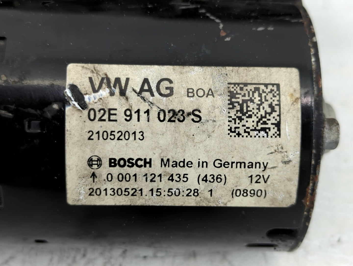 2009-2017 Volkswagen Cc Car Starter Motor Solenoid OEM P/N:02E 911 023 S Fits OEM Used Auto Parts - Oemusedautoparts1.com