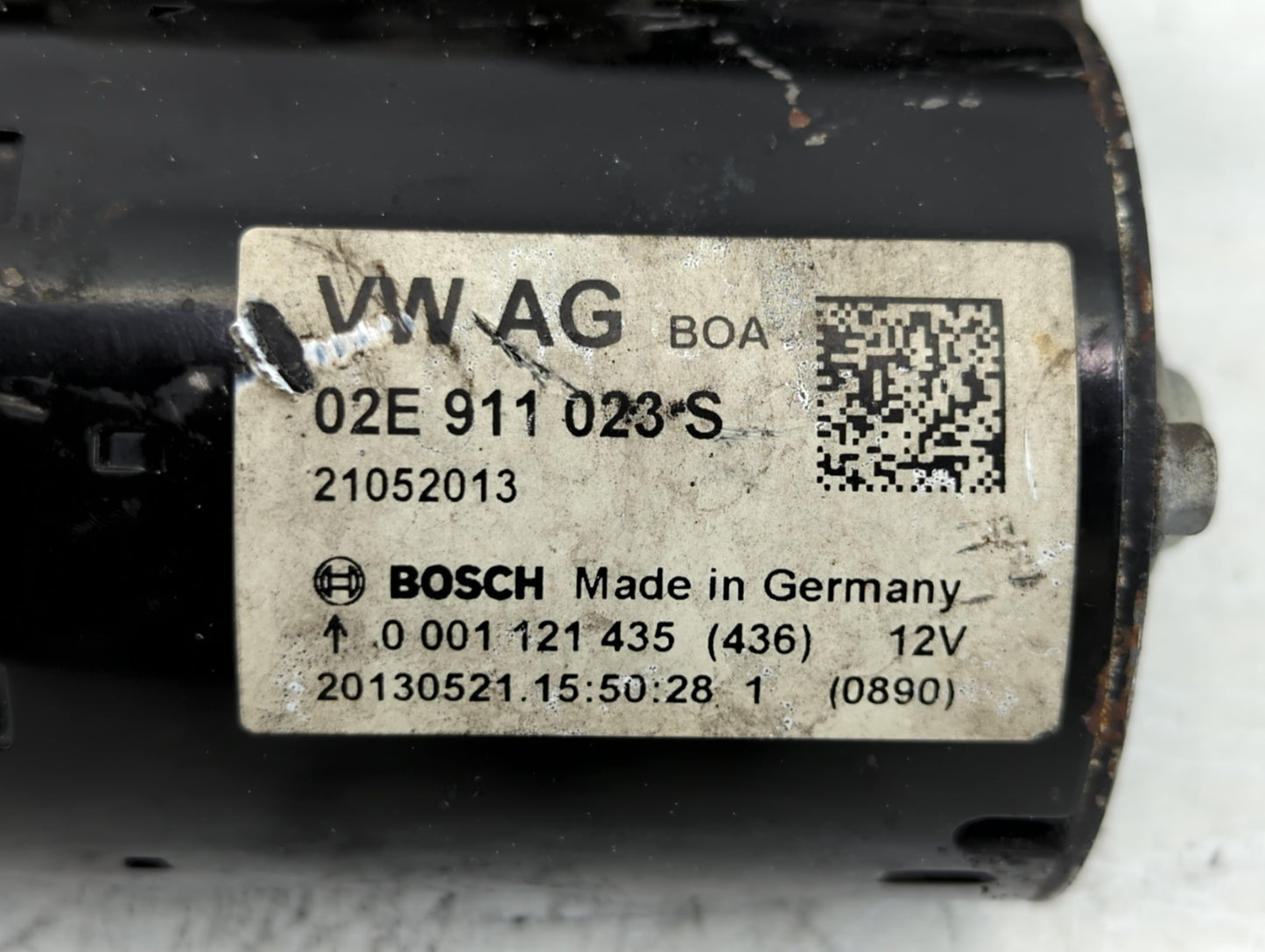 2009-2017 Volkswagen Cc Car Starter Motor Solenoid OEM P/N:02E 911 023 S Fits OEM Used Auto Parts - Oemusedautoparts1.com