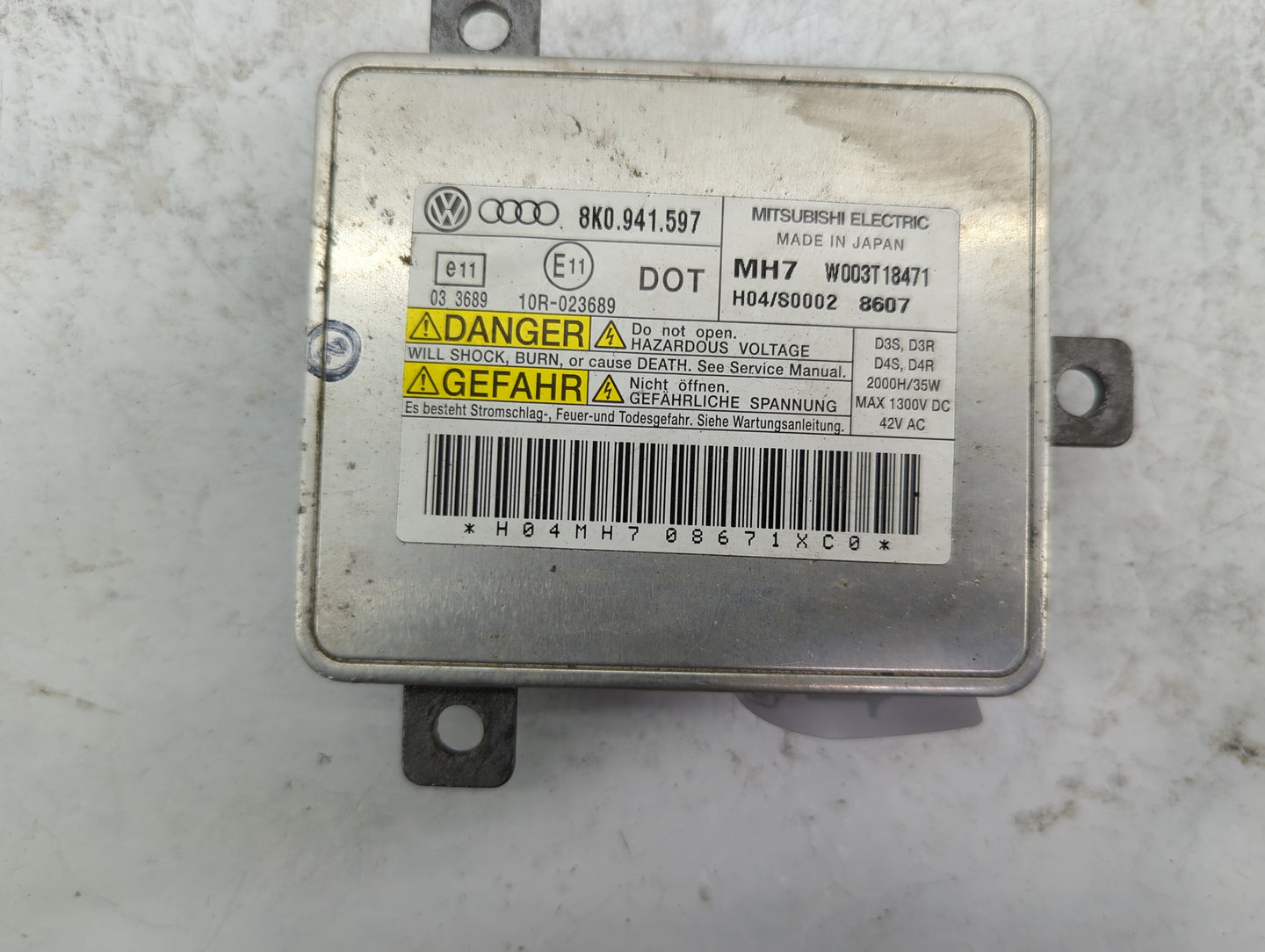 2012-2016 Volkswagen Eos Headlight Ballast Head Light - Oemusedautoparts1.com