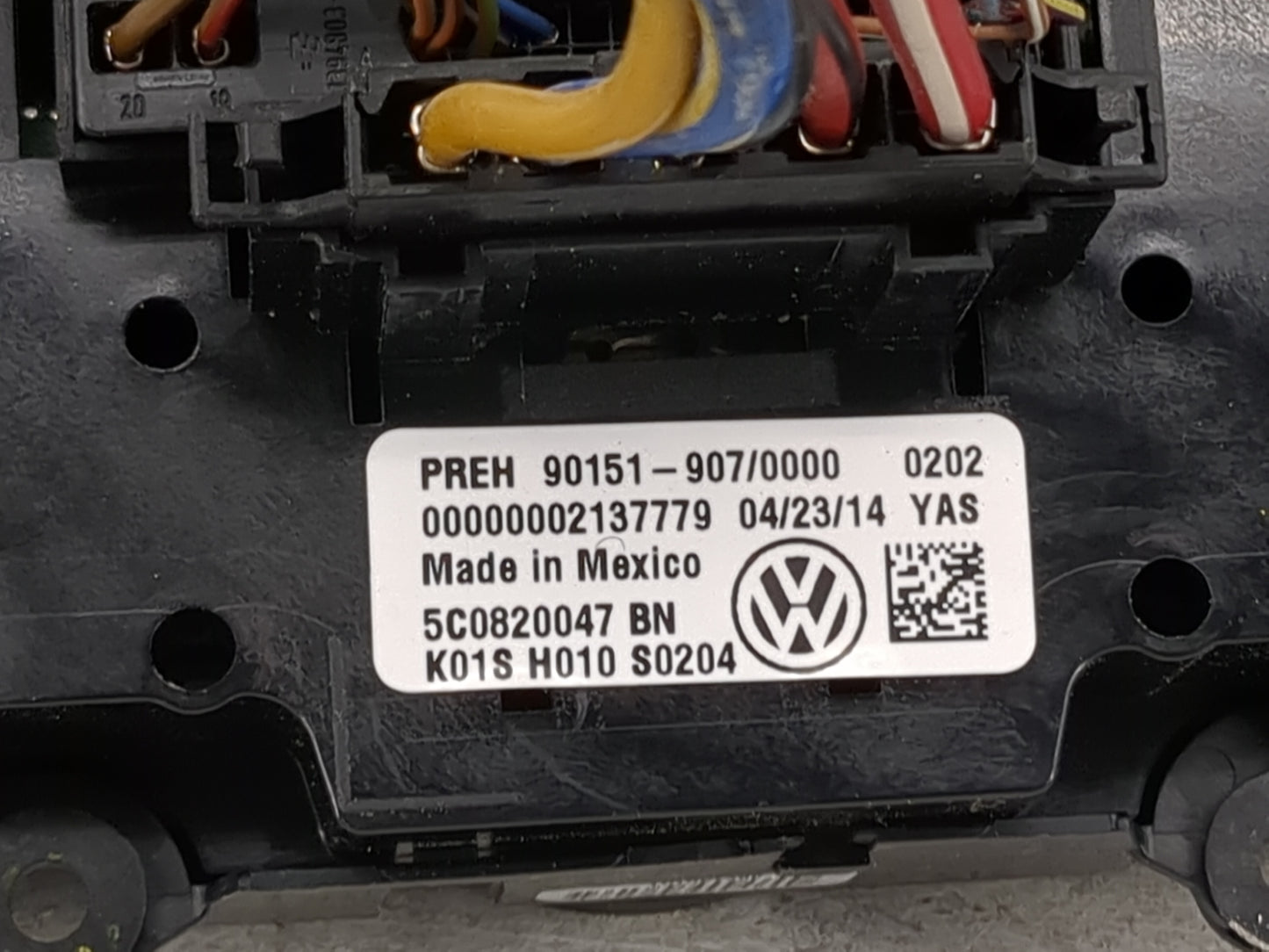 2014 Volkswagen Gli Climate Control Module Temperature AC/Heater Replacement P/N:90151-907 5C0820047 Fits Fits 2012 2013 OEM