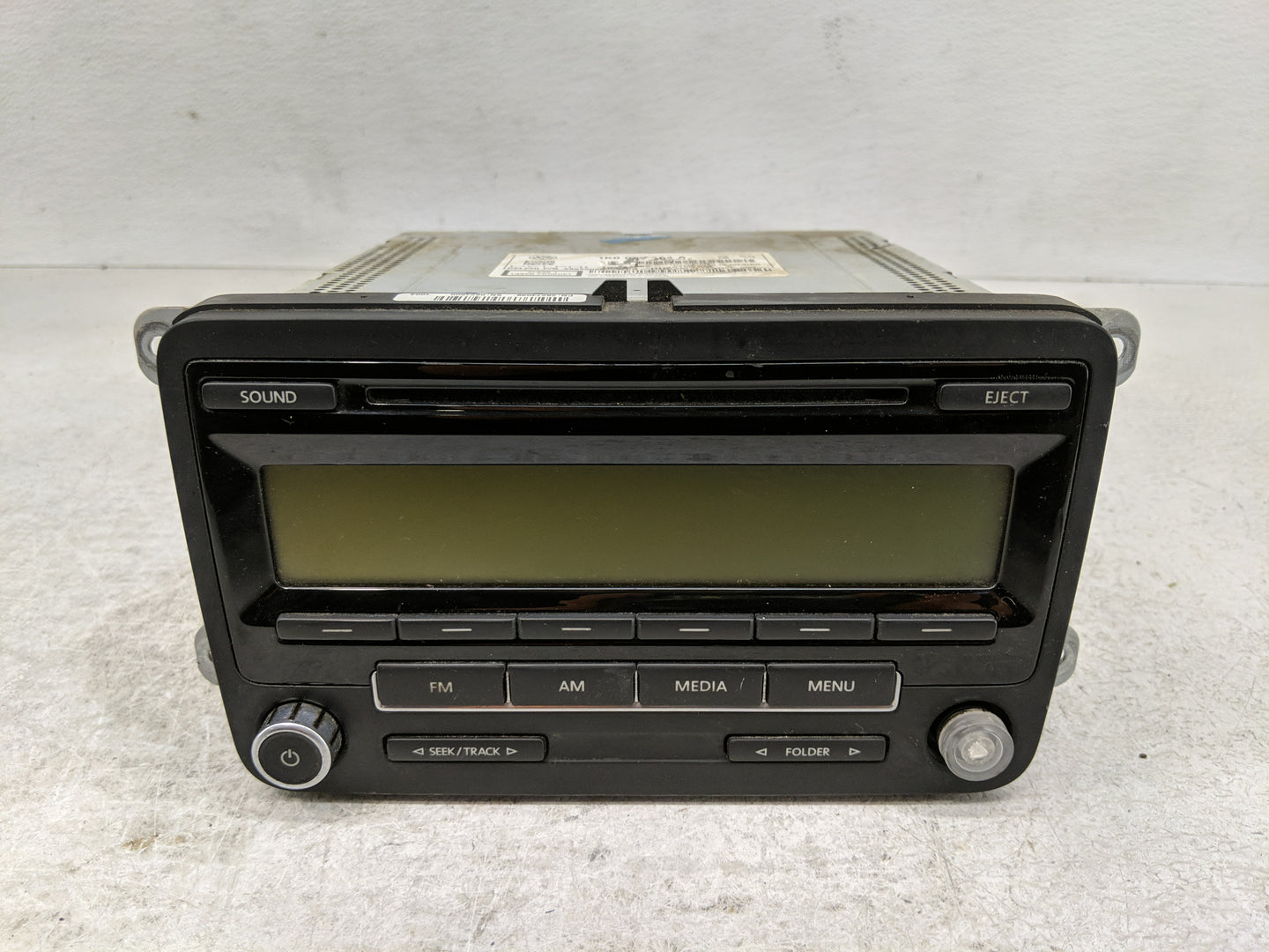 2012-2014 Volkswagen Golf Radio AM FM Cd Player Receiver Replacement P/N:1K0 035 164 A Fits Fits 2012 2013 2014 OEM Used Aut