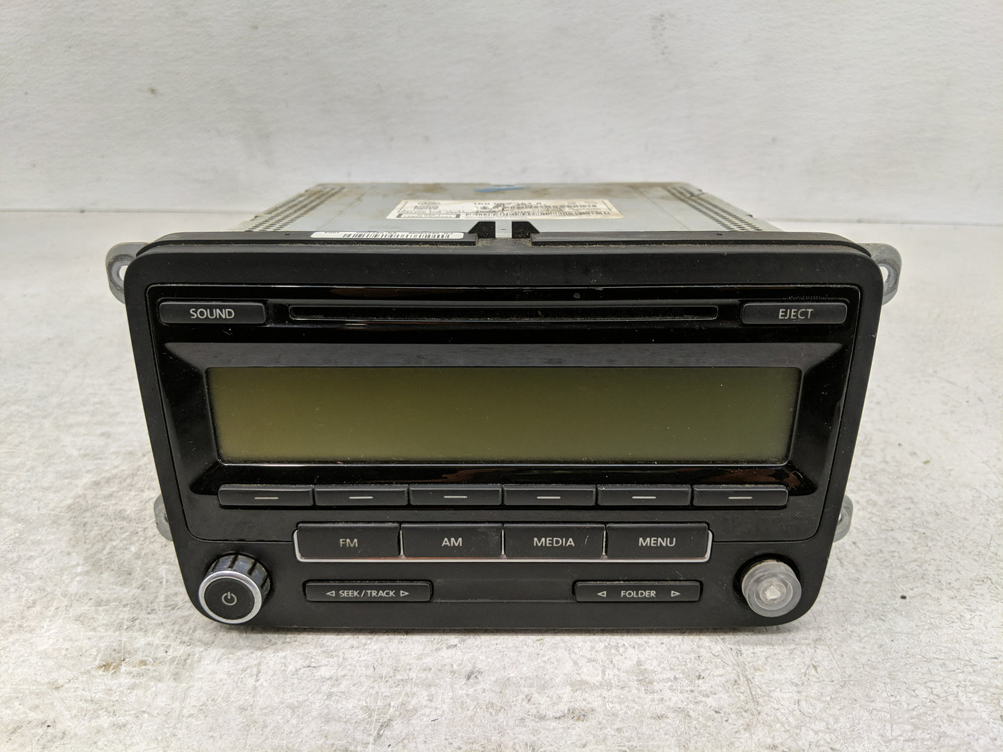 2012-2014 Volkswagen Golf Radio AM FM Cd Player Receiver Replacement P/N:1K0 035 164 A Fits Fits 2012 2013 2014 OEM Used Aut
