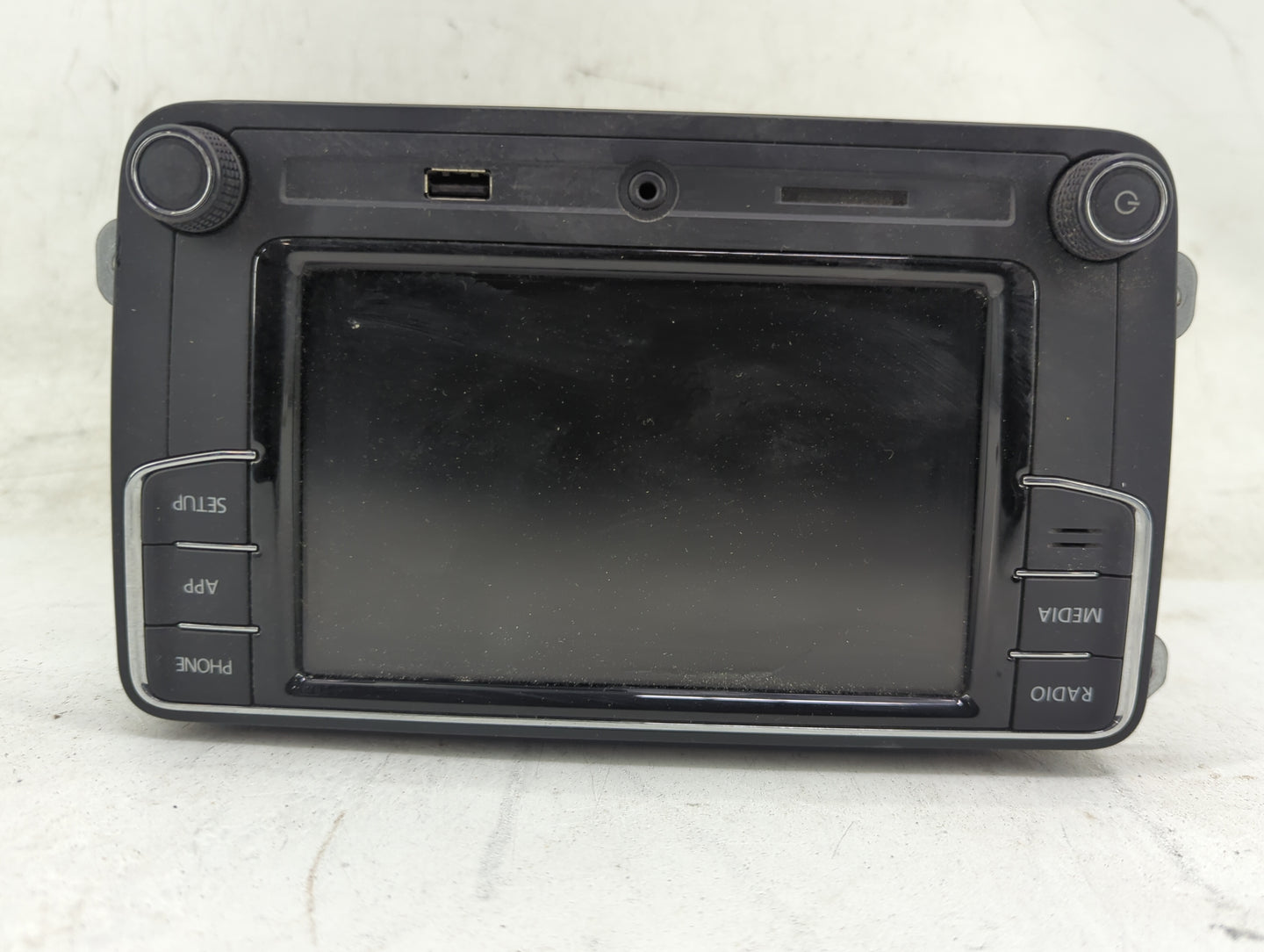 2012-2014 Volkswagen Golf Radio AM FM Cd Player Receiver Replacement P/N:6RD 035 187 B Fits Fits 2012 2013 2014 OEM Used Aut