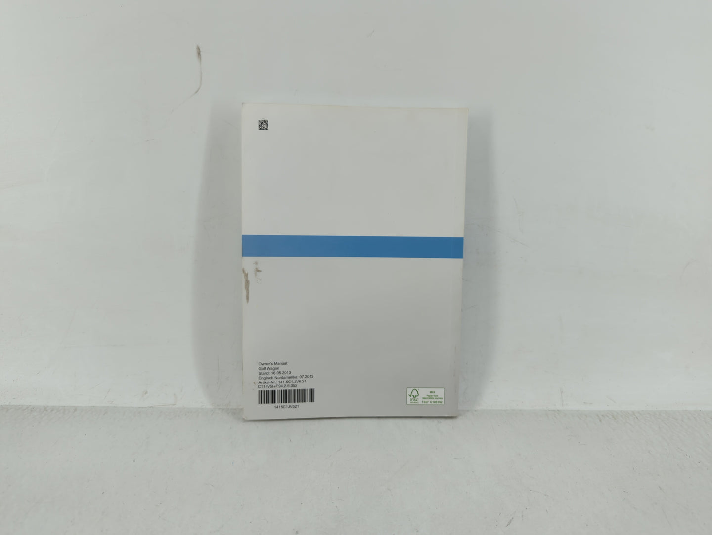 2014 Volkswagen Golf Owners Manual Book Guide P/N:1415C1JV621 OEM Used Auto Parts - Oemusedautoparts1.com