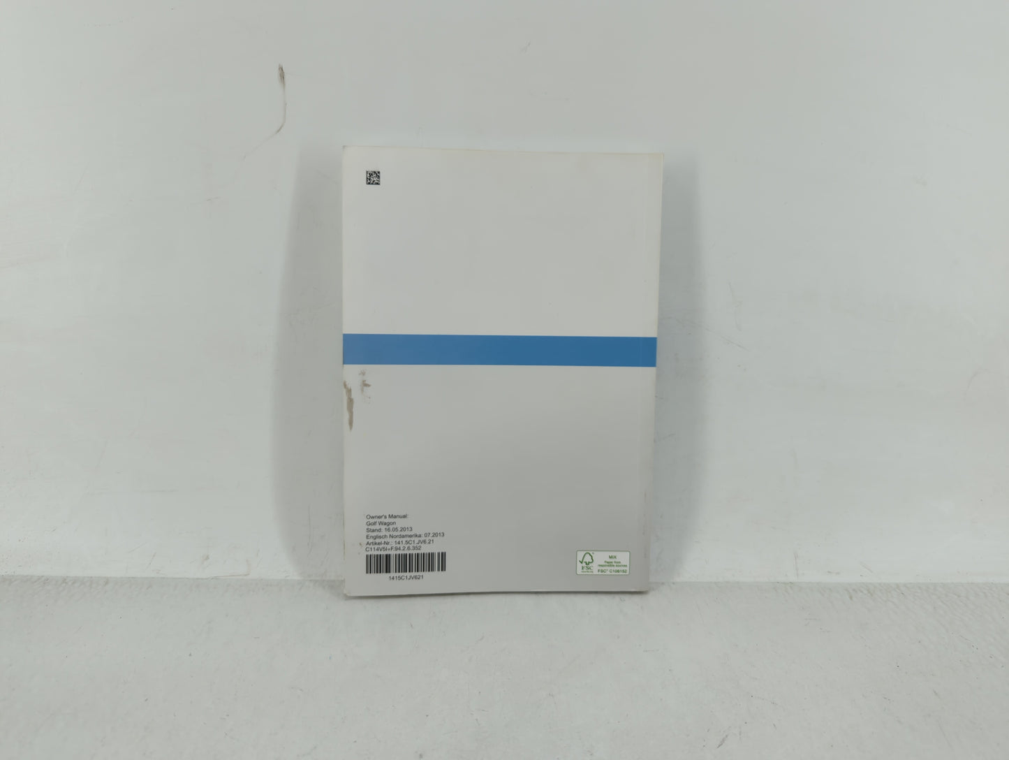2014 Volkswagen Golf Owners Manual Book Guide P/N:1415C1JV621 OEM Used Auto Parts - Oemusedautoparts1.com