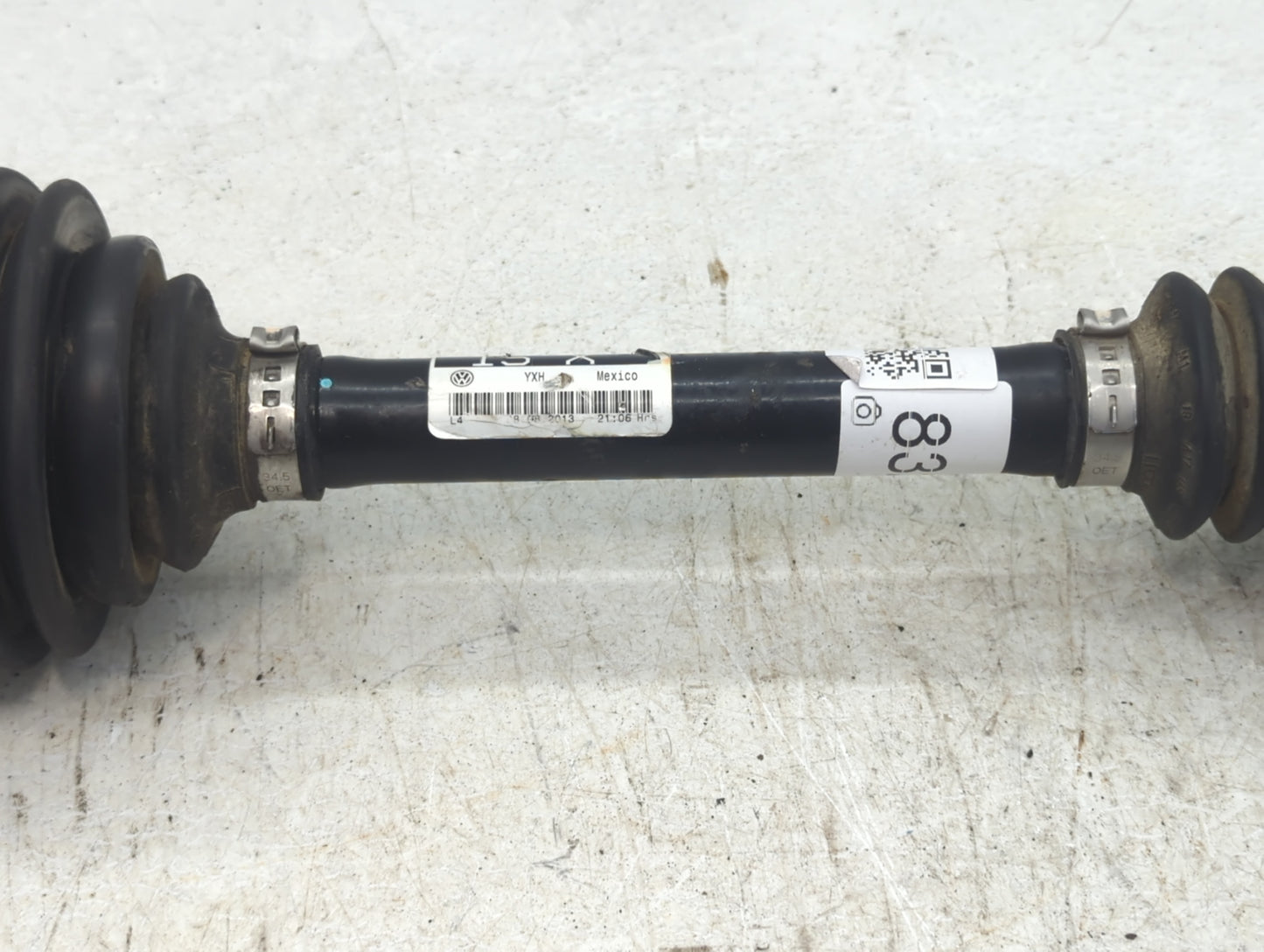 2013-2013 Volkswagen Golf Axle Shaft Front Driver Cv C/v 832823 - Oemusedautoparts1.com