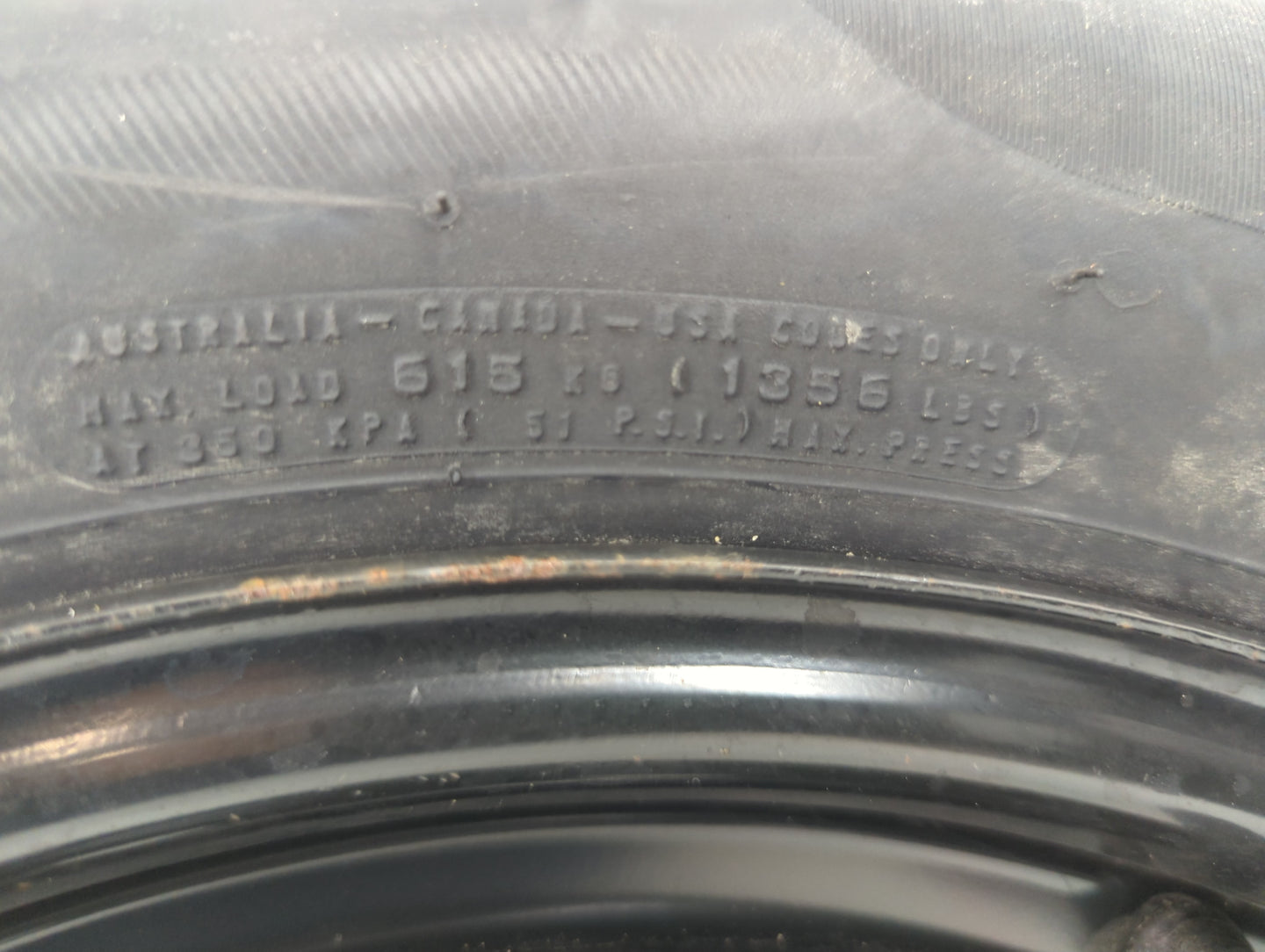 2006-2016 Volkswagen Jetta Spare Donut Tire Wheel Rim Oem - Oemusedautoparts1.com