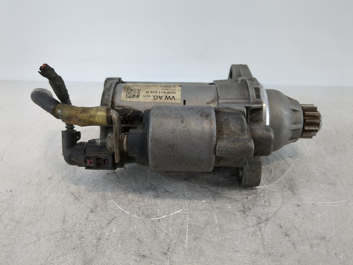 2014 Volkswagen Jetta Car Starter Motor Solenoid OEM P/N:02M 911 024 R Fits Fits 2015 2016 2017 2018 2019 2020 2021 2022 OEM