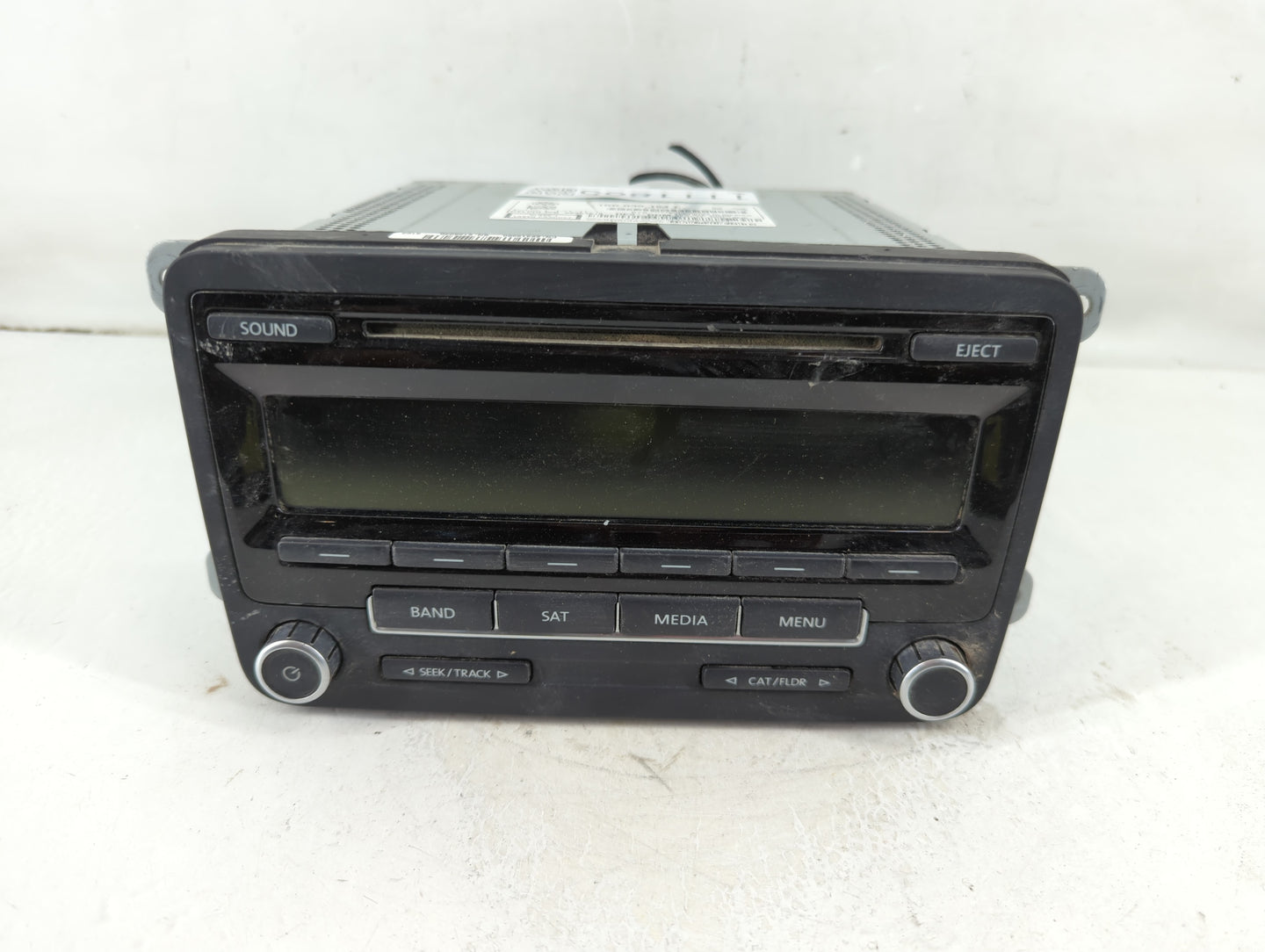 2014 Volkswagen Jetta Radio AM FM Cd Player Receiver Replacement Fits Fits 2013 2015 OEM Used Auto Parts - Oemusedautoparts1