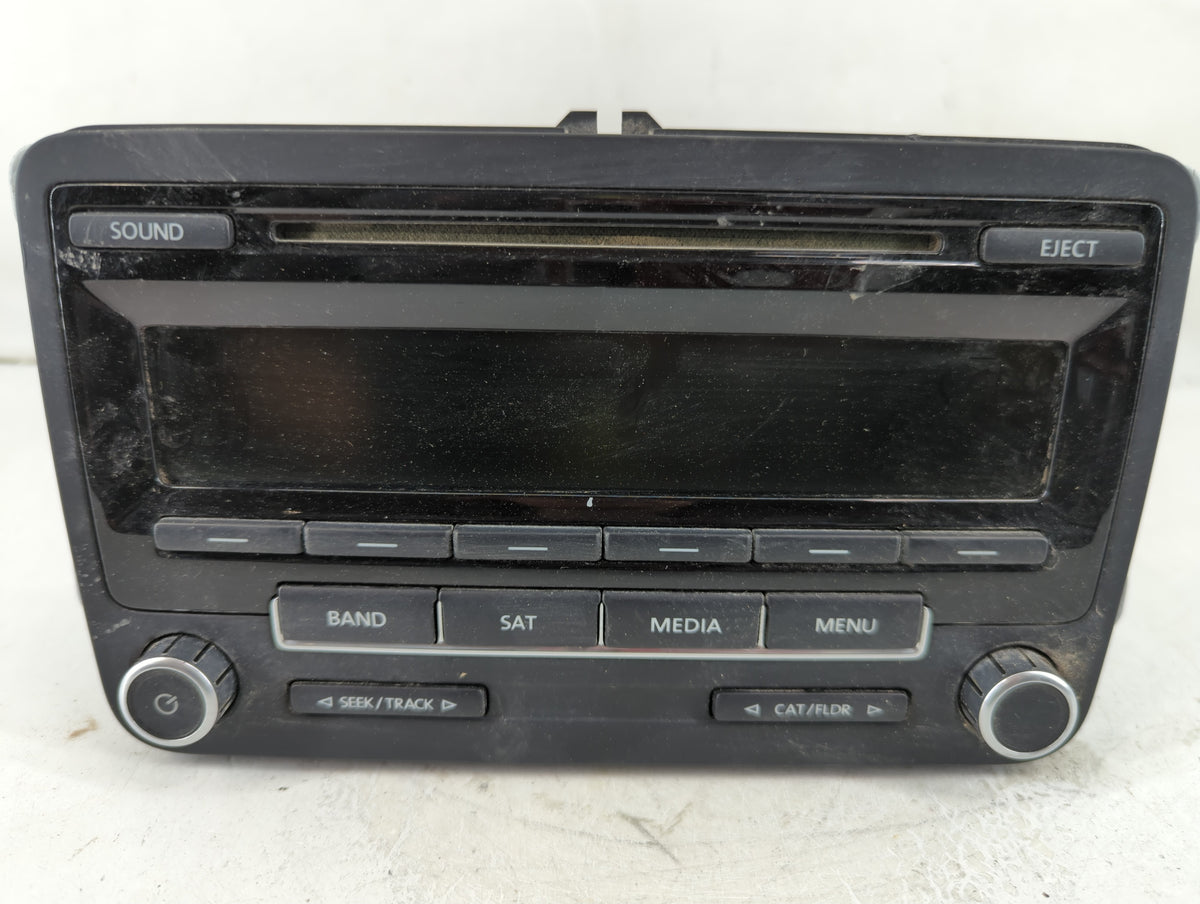 2014 Volkswagen Jetta Radio AM FM Cd Player Receiver Replacement Fits 2013 2015 OEM Used Auto Parts - Oemusedautoparts1.com