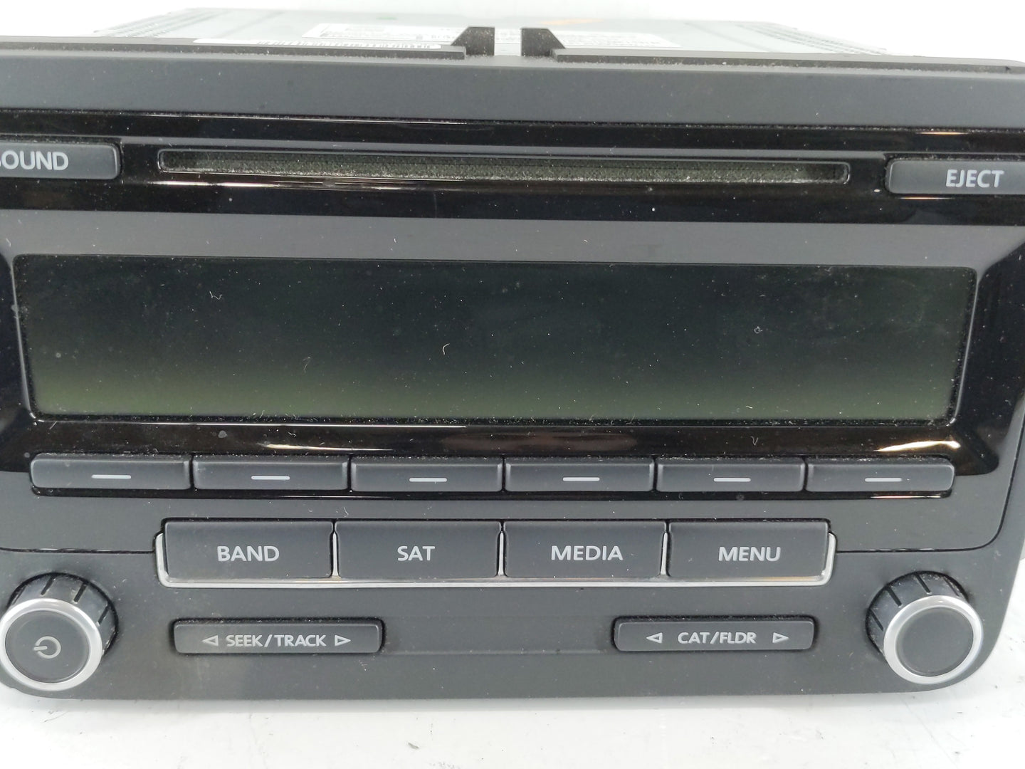 2014 Volkswagen Jetta Radio AM FM Cd Player Receiver Replacement P/N:1K0 035 164 F Fits Fits 2013 2015 OEM Used Auto Parts -