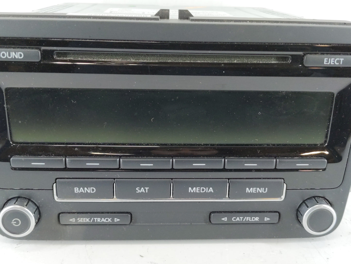 2014 Volkswagen Jetta Radio AM FM Cd Player Receiver Replacement P/N:1K0 035 164 F Fits Fits 2013 2015 OEM Used Auto Parts -