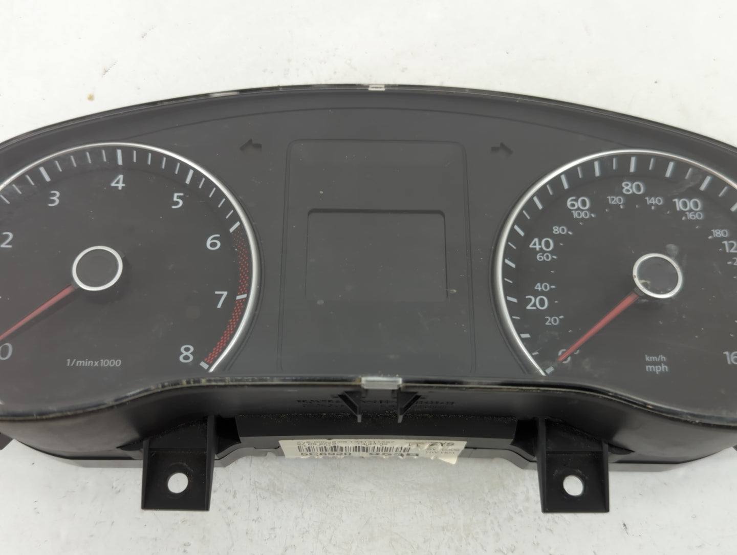 2014 Volkswagen Jetta Instrument Cluster Speedometer Gauges P/N:5C6920953B Fits OEM Used Auto Parts - Oemusedautoparts1.com