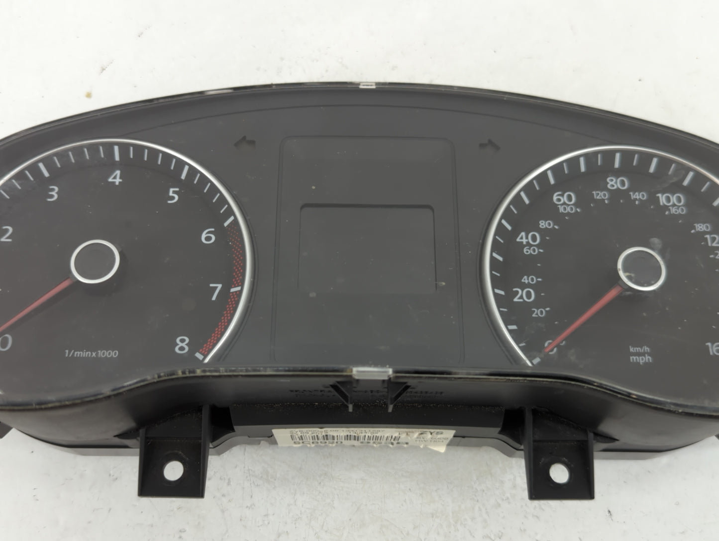 2014 Volkswagen Jetta Instrument Cluster Speedometer Gauges P/N:5C6920953B Fits OEM Used Auto Parts - Oemusedautoparts1.com