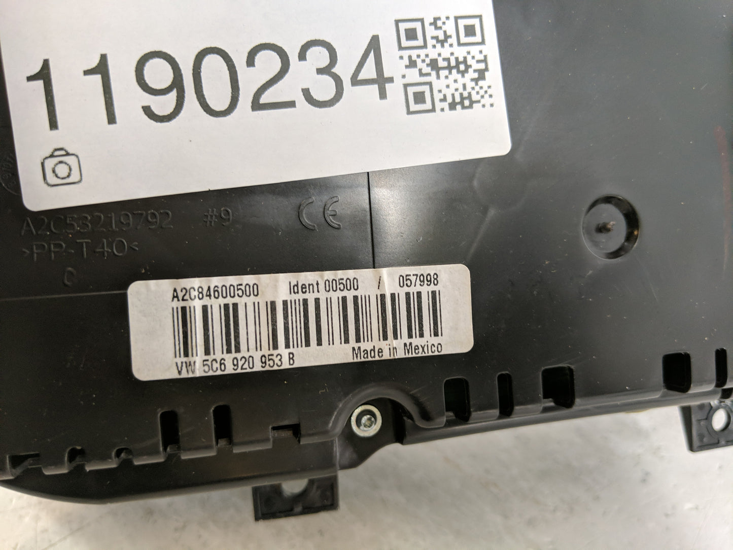 2014 Volkswagen Jetta Instrument Cluster Speedometer Gauges P/N:A2C84600500 Fits OEM Used Auto Parts - Oemusedautoparts1.com