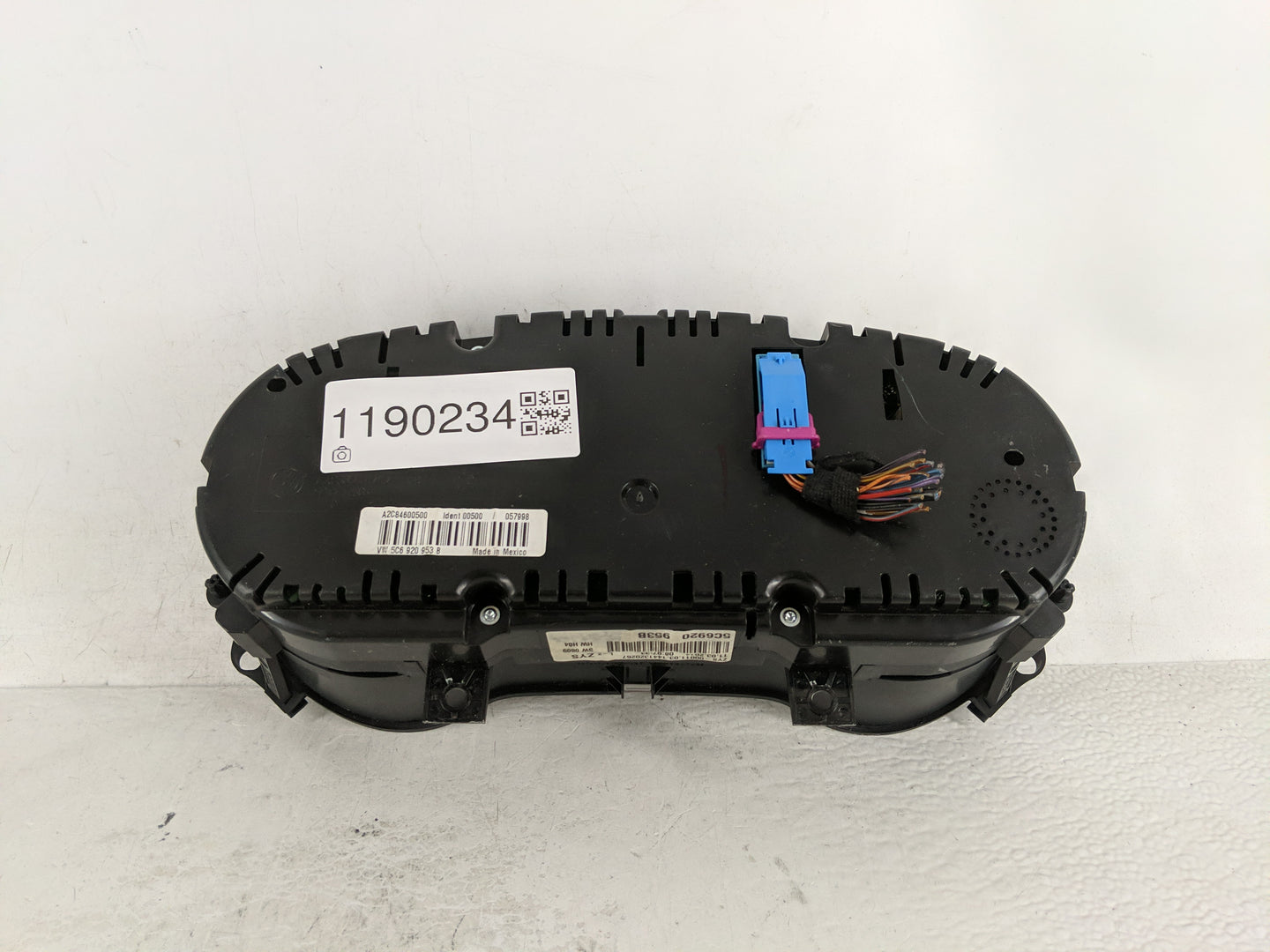 2014 Volkswagen Jetta Instrument Cluster Speedometer Gauges P/N:A2C84600500 Fits OEM Used Auto Parts - Oemusedautoparts1.com