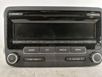 2014 Volkswagen Jetta Radio AM FM Cd Player Receiver Replacement P/N:1K0 035 164 F Fits OEM Used Auto Parts - Oemusedautopar