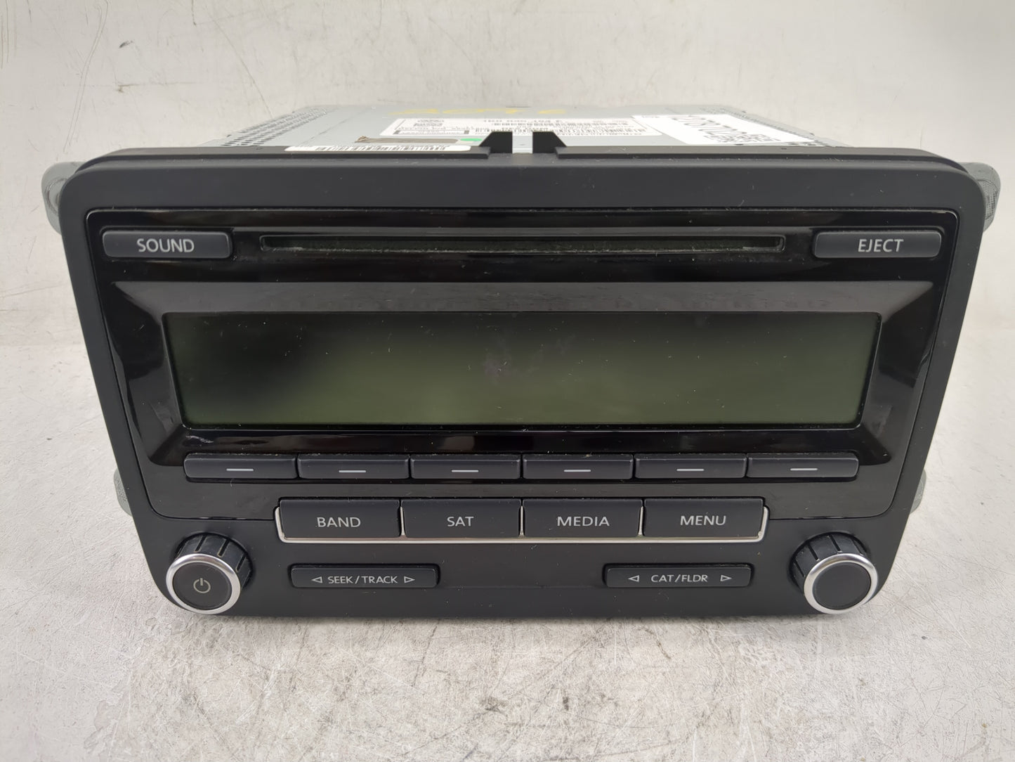 2014 Volkswagen Jetta Radio AM FM Cd Player Receiver Replacement P/N:1K0 035 164 F Fits Fits 2013 2015 OEM Used Auto Parts -