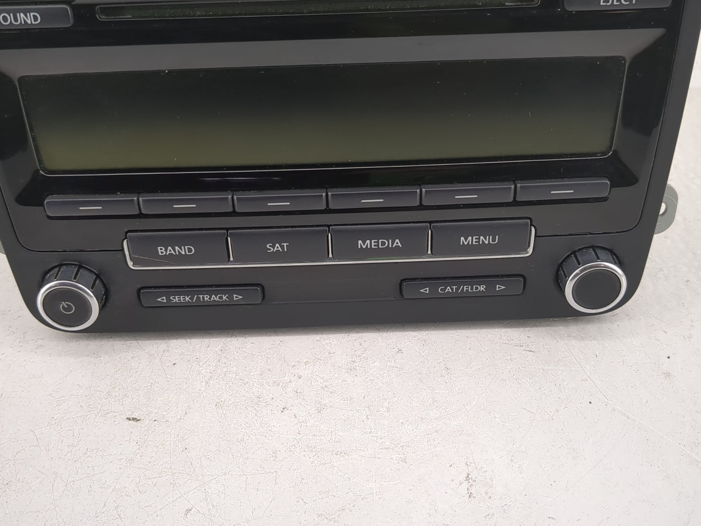 2014 Volkswagen Jetta Radio AM FM Cd Player Receiver Replacement P/N:1K0 035 164 F Fits Fits 2013 2015 OEM Used Auto Parts -