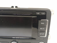 2011-2014 Volkswagen Jetta Radio AM FM Cd Player Receiver Replacement P/N:1K0 035 274 P Fits OEM Used Auto Parts - Oemusedau
