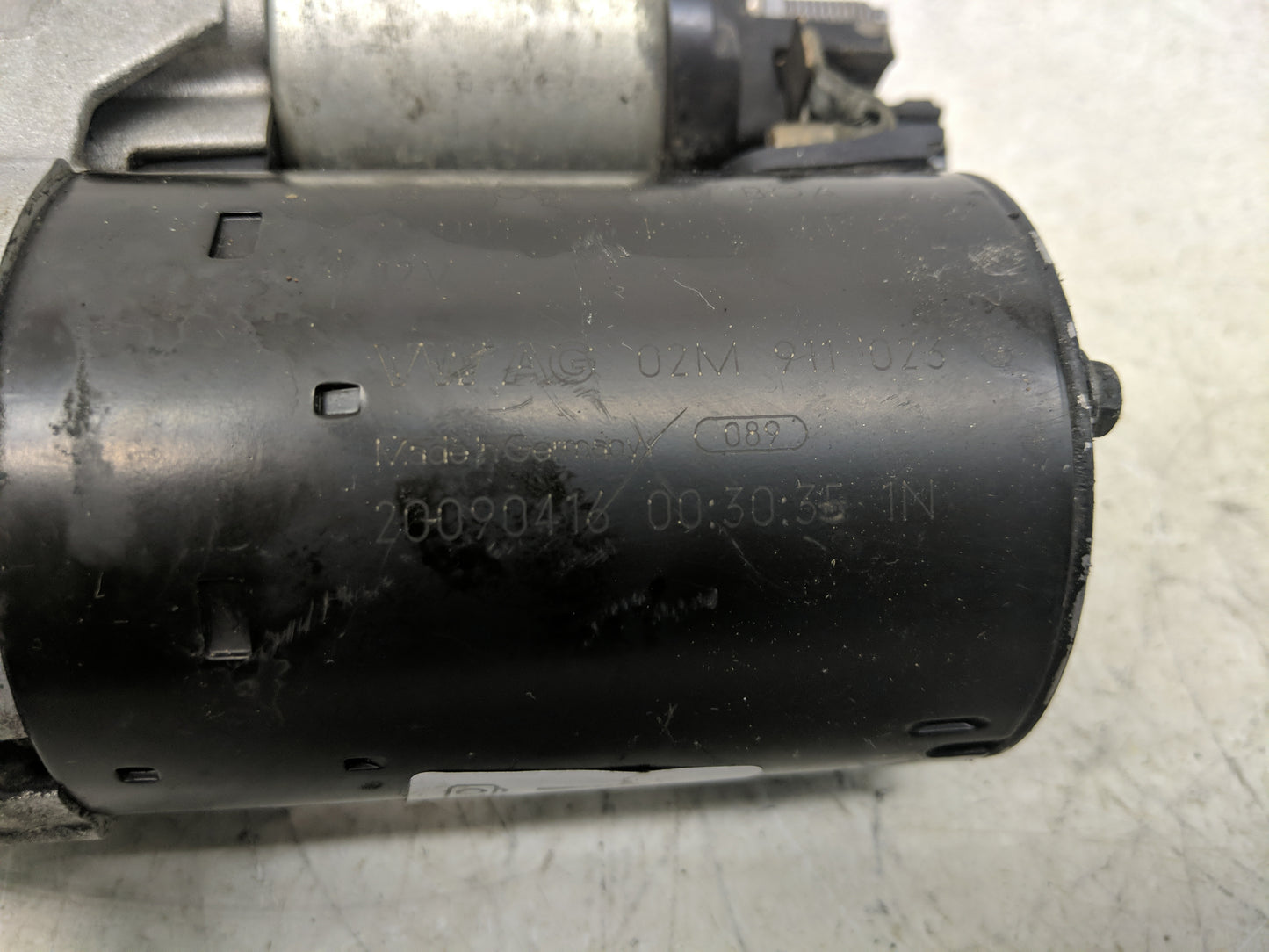 2005-2014 Volkswagen Jetta Car Starter Motor Solenoid OEM P/N:02M 911 023 1 005 831 391 Fits OEM Used Auto Parts - Oemusedau