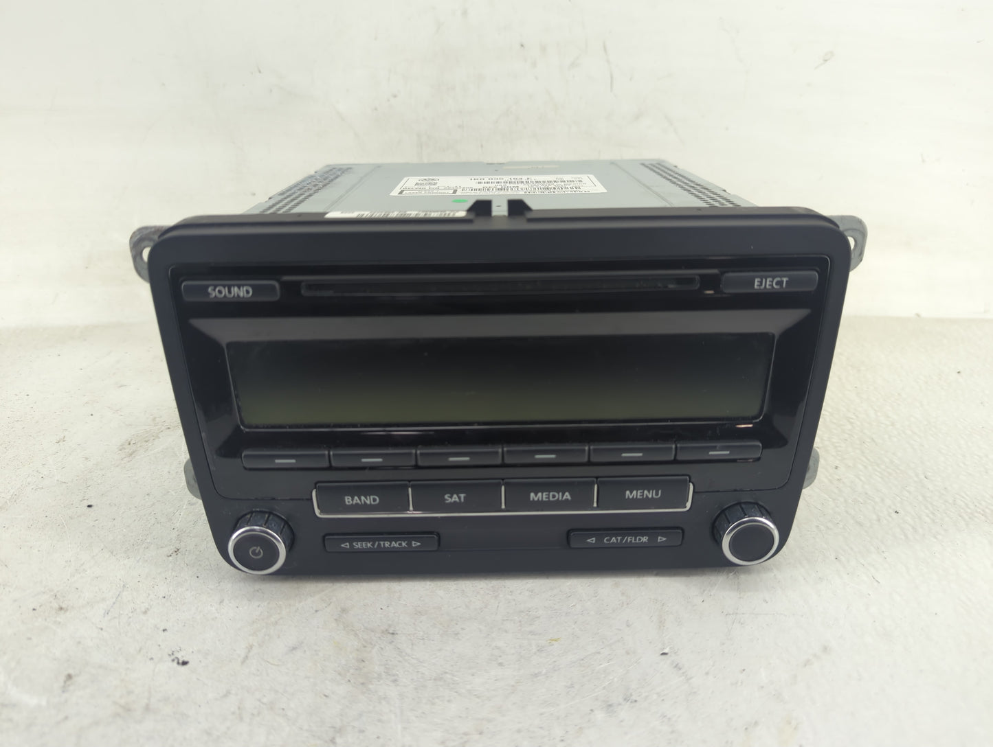 2014 Volkswagen Jetta Radio AM FM Cd Player Receiver Replacement P/N:1K0 035 164 F Fits Fits 2013 2015 OEM Used Auto Parts -
