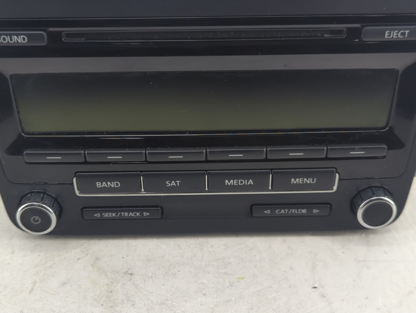 2014 Volkswagen Jetta Radio AM FM Cd Player Receiver Replacement P/N:1K0 035 164 F Fits Fits 2013 2015 OEM Used Auto Parts -