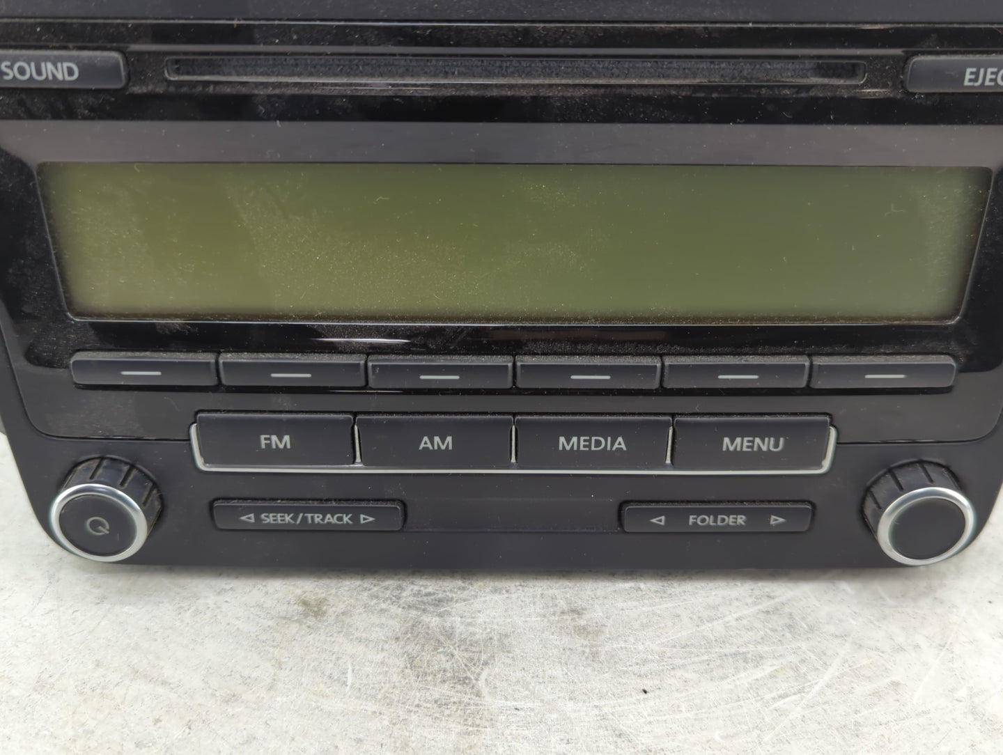 2011-2014 Volkswagen Jetta Radio AM FM Cd Player Receiver Replacement P/N:5N0035164A Fits Fits 2011 2012 2013 2014 2015 2016