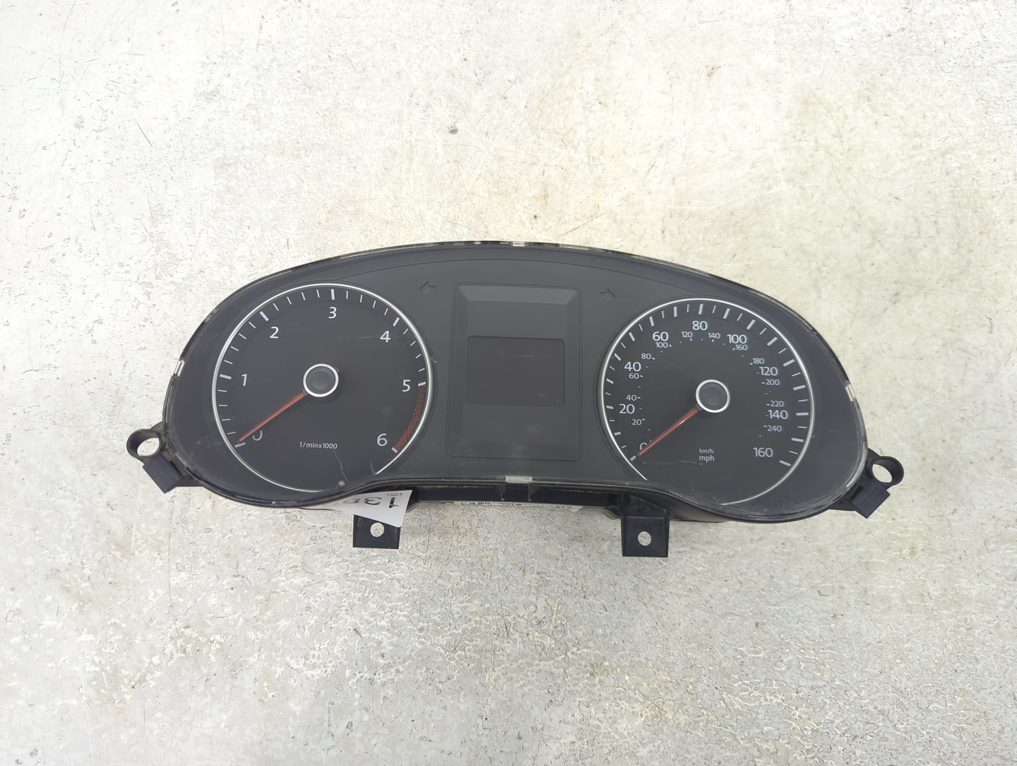 2014 Volkswagen Jetta Instrument Cluster Speedometer Gauges P/N:5C6920 953A Fits OEM Used Auto Parts - Oemusedautoparts1.com