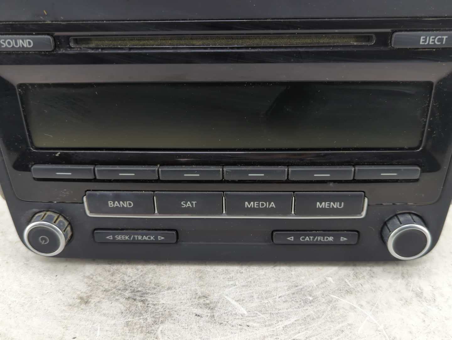 2014 Volkswagen Jetta Radio AM FM Cd Player Receiver Replacement P/N:1K0 035 164 F Fits Fits 2013 2015 OEM Used Auto Parts -