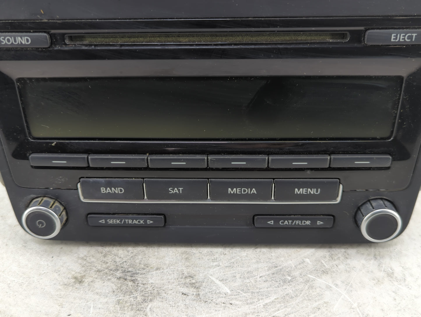 2014 Volkswagen Jetta Radio AM FM Cd Player Receiver Replacement P/N:1K0 035 164 F Fits Fits 2013 2015 OEM Used Auto Parts -
